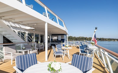 American Cruise outdoor deck