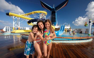 Carnival Ecstasy waterworks