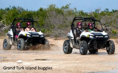 Grand Turk beach buggies